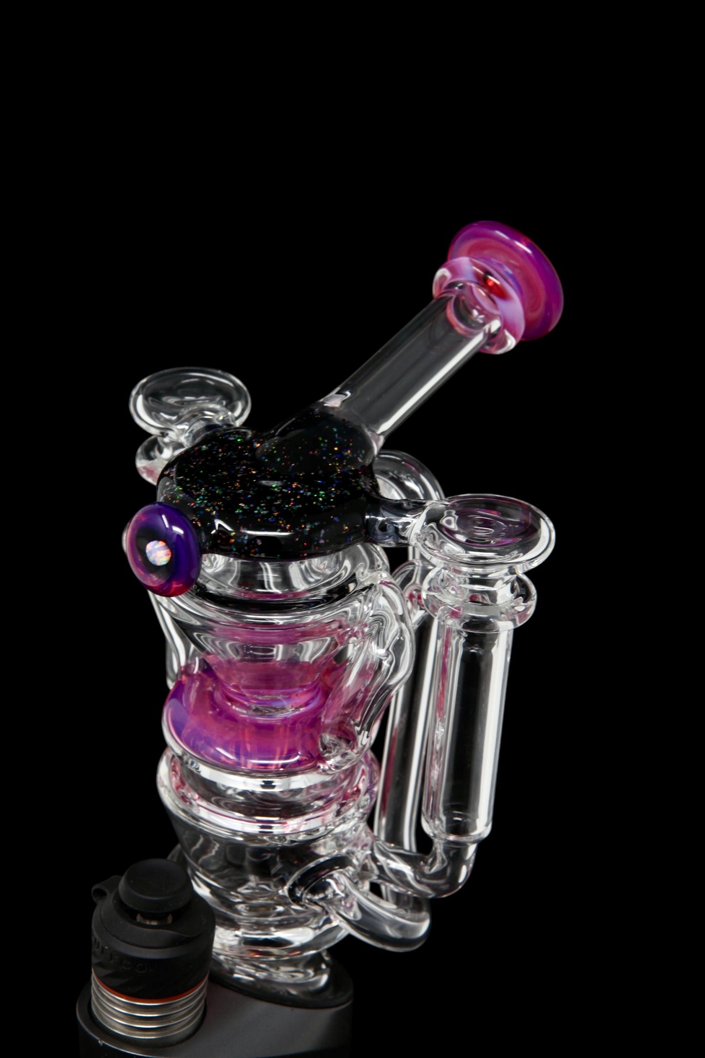 Crushed Opal & Telemagenta Mini R3 Core Reactor Recycler Puffco Top