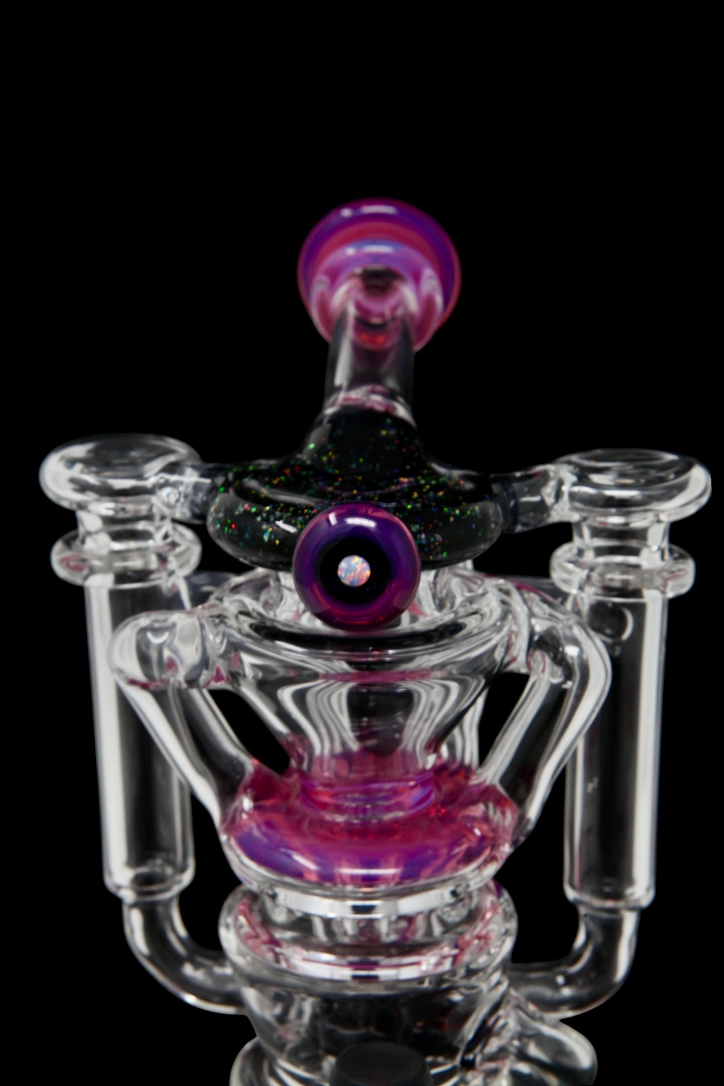Crushed Opal & Telemagenta Mini R3 Core Reactor Recycler Puffco Top