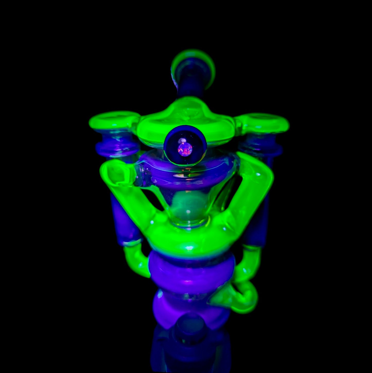 Royal Jelly & Ion Full Color Mini R3 Core Reactor Recycler Puffco Top