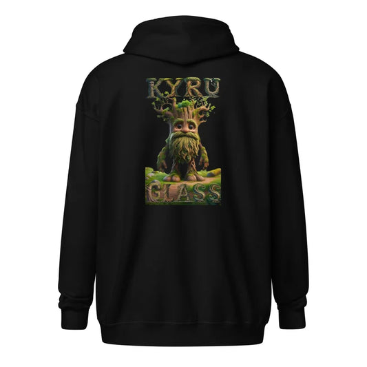 Kyru Glass Unisex Heavy Blend Zip Up Hoodie