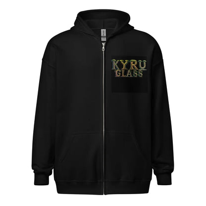 Kyru Glass Unisex Heavy Blend Zip Up Hoodie